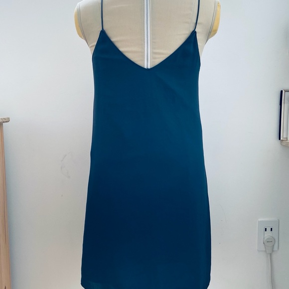 Zara charcoal chiffon shift dress - Picture 4 of 9